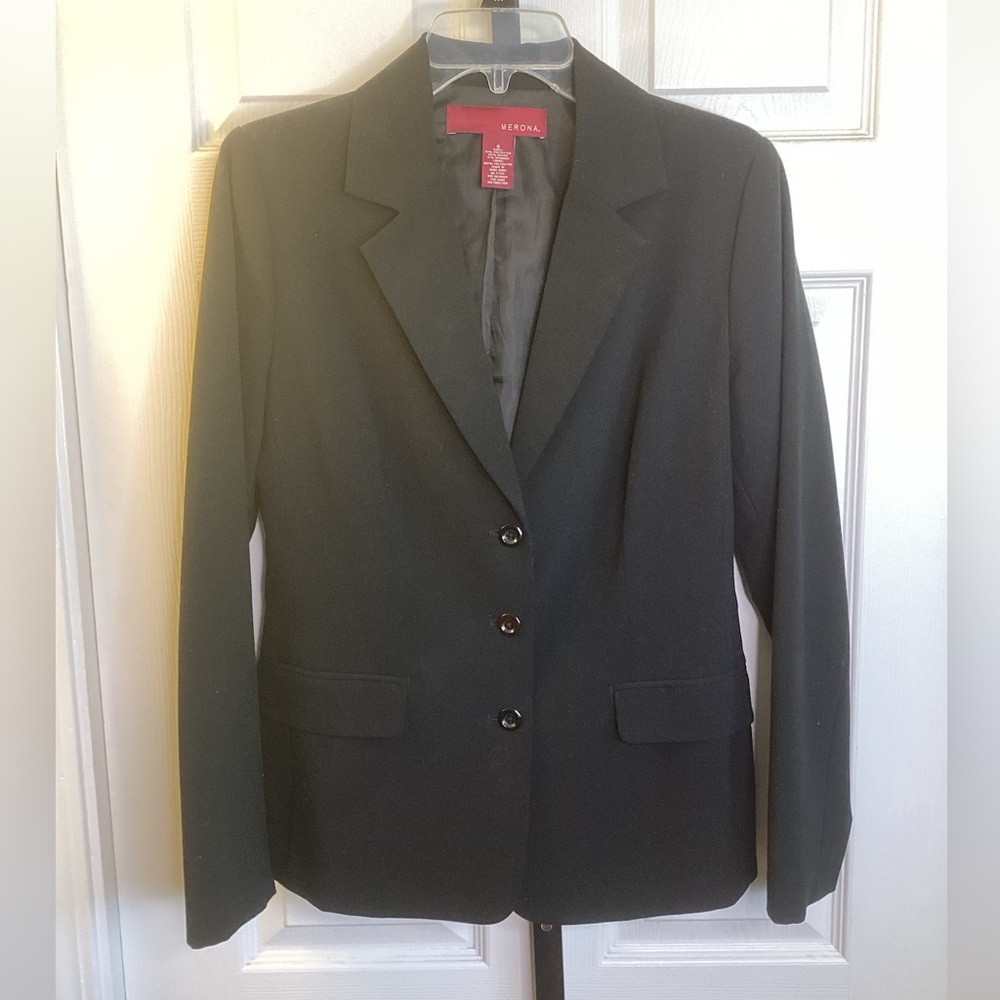 FINAL SALE - Merona Classic Black Blazer, size Small